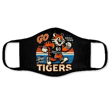 Discover Small Town, Big Pride: Go Tigers! Face Masks