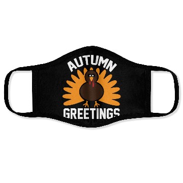 Discover Grateful Hearts, Autumn Blessings Face Masks