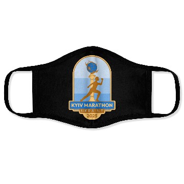 Discover Kyiv Marathon – 2025 – Ukraine Face Masks