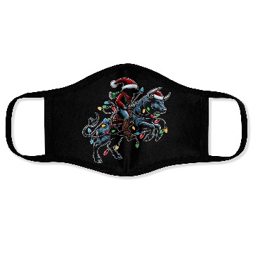 Discover Rodeo Barrel Racer Barrel Racing Christmas Hat Face Masks