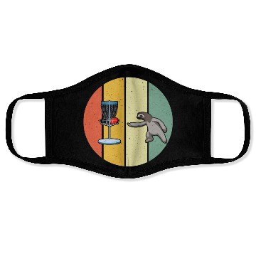 Discover Sloth Disc Golf Sloth Disc Golfing Face Masks