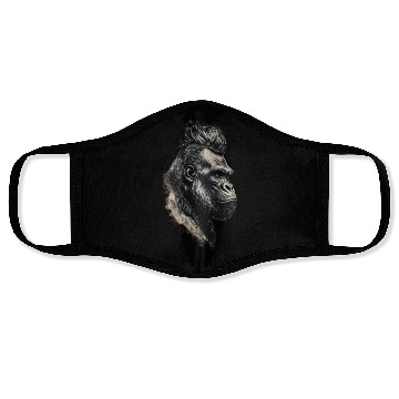 Discover KingKong gorilla's face Face Masks