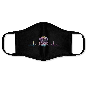 Discover Bingo Cards Heartbeat EKG Bingo Face Masks