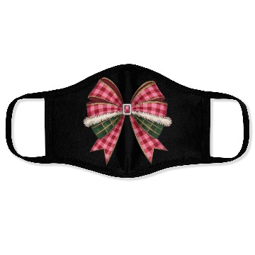Discover Christmas Coquette Bow, Christmas Face Masks