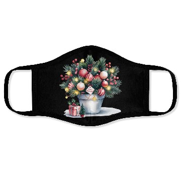 Discover Tree Christmas, Merry Christmas Face Masks