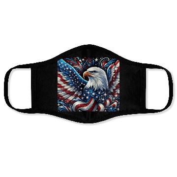 Discover Patriotic Eagle Face Masks