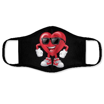Discover Flossing Heart Face Masks Boys Floss Dance Valentines