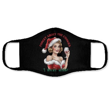 Discover Santa Christmas, Christmas Vintage Face Masks