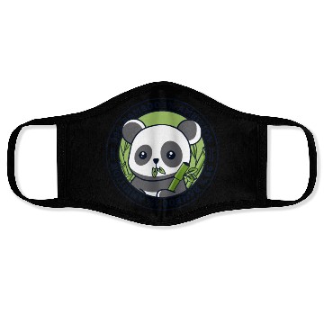 Discover 99% Bamboo 1% Ambition Panda Bear Friend Lover Face Masks