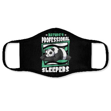 Discover Nature's Professional Sleepers Panda Bear Friend Face Masks