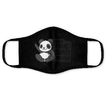 Discover Save The Clumsy Bears Panda Bear Friend Lover Face Masks