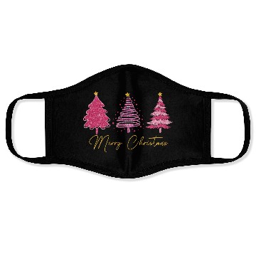 Discover Merry Christmas, Tree Christmas Face Masks