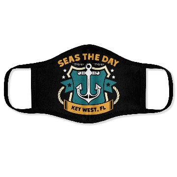 Discover Key-West SEAS A DAY KEY-WEST SEAS Yachting Face Masks