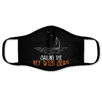 Discover Florida SAILING THE KEY-WEST SEAS Florida Keys Face Masks