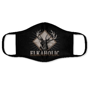 Discover Elk Hunting Elkaholic Hunters Face Masks