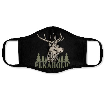 Discover Elk Hunting Elkaholic Hunters Face Masks