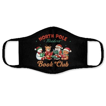 Discover North Pole Readers Book Club ALPA STORE Face Masks