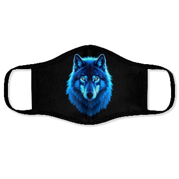 Discover Blue Wolf Glow Face Masks