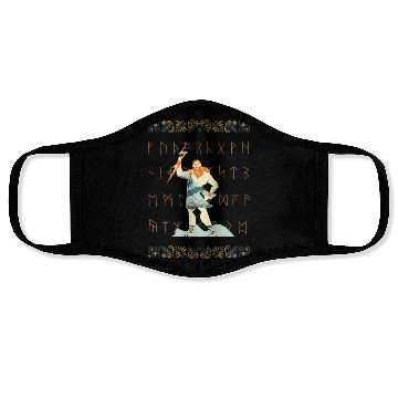 Discover Echoes of Valhalla Face Masks