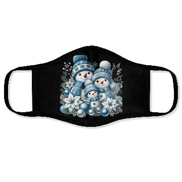 Discover Snowman Christmas, Merry Christmas Face Masks