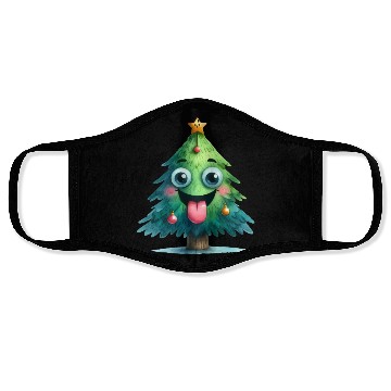 Discover Christmas Tree, Merry Christmas Face Masks