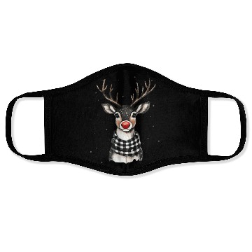Discover Christmas Deer, Reindeer Cute Face Masks