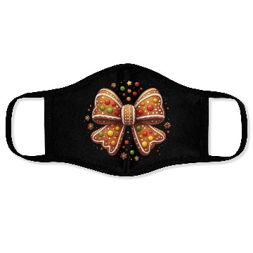 Discover Gingerbread Coquette, Christmas Retro Face Masks