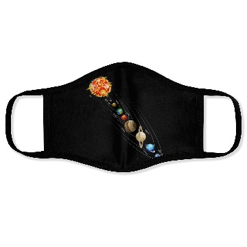 Discover Planet Science Physics Universe Sun Face Masks