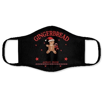Discover Gingerbread Christmas, Christmas Vintage Face Masks