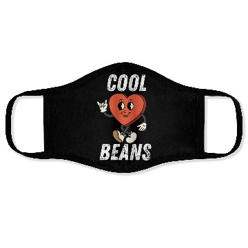 Discover Womens Funny Face Masks Cool Beans Holiday Sunday