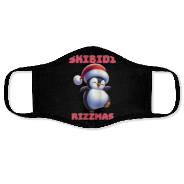 Discover Skibidi Rizzmas Penguin Face Masks