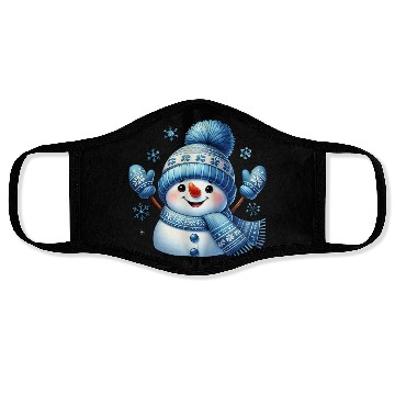Discover Snowman Christmas, Merry Christmas Face Masks