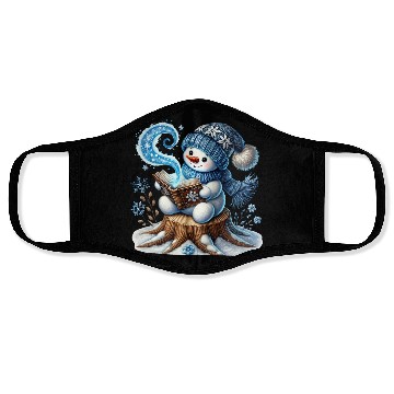 Discover Snowman Christmas, Merry Christmas Face Masks