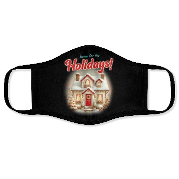 Discover Home for the Holidays, Merry Christmas Face Masks