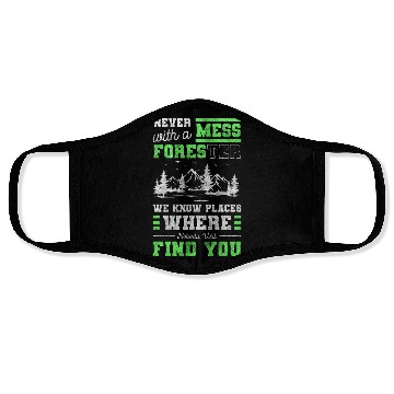 Discover Forest Worker Task Trees Face Masks