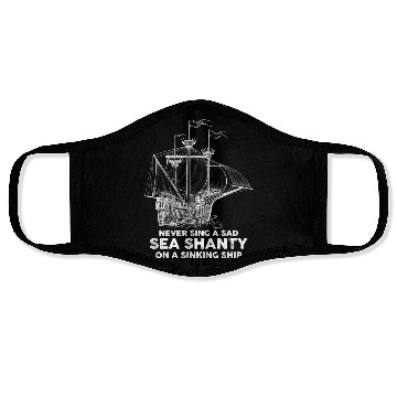 Discover Sailor Meme Pirate Ship Ocean Sailing Face Masks