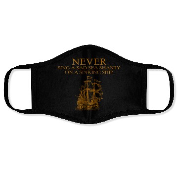 Discover Sailor Meme Pirate Ship Ocean Sailing Face Masks