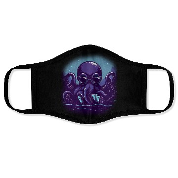 Discover Blue Smart Octopus Face Masks