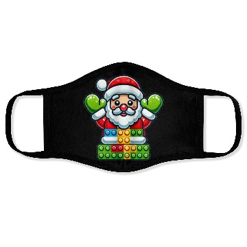 Discover Santa Claus Building Blocks Face Masks