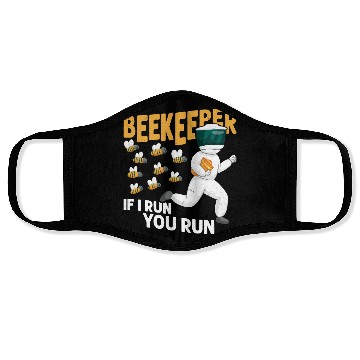 Discover Beekeeper If I Run, You Run Beekeeping Apiarist Face Masks