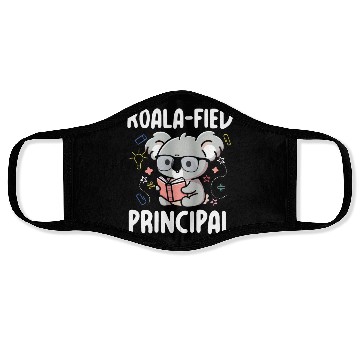 Discover Koala-fied Principal for a School Counselor Face Masks