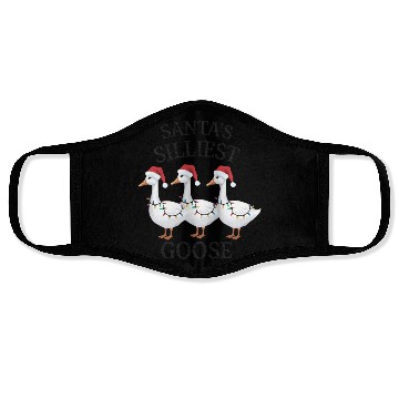 Discover Santa's Silliest Goose Christmas Face Masks