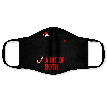 Discover Nice, Naughty, or Both Christmas Face Masks