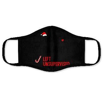 Discover Left Unsupervised Christmas Checklist Face Masks