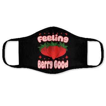Discover Feeling Berry Good Strawberry Design Face Masks