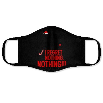Discover Naughty, Nice, No Regrets Christmas Face Masks