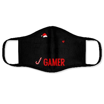 Discover Nice Naughty Gamer Christmas Face Masks