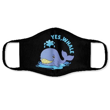 Discover Yes, Whale! Funny Face Masks
