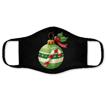Discover Merry Christmas, Christmas Coquette Bow Face Masks