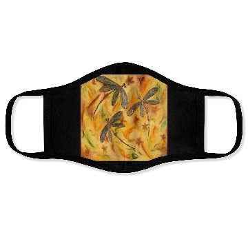 Discover Dragonfly Autumn Flit Face Masks